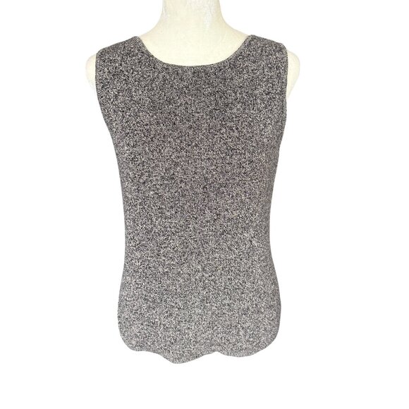 Chico's Design sleeveless heathered knit tank top sweater women's size 0 - Picture 1 of 7